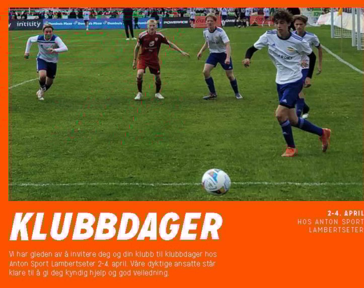 Klubbdager hos Anton Sport